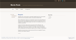 Desktop Screenshot of menterude.wordpress.com