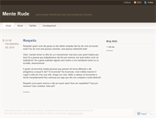 Tablet Screenshot of menterude.wordpress.com