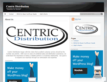 Tablet Screenshot of centricdistribution.wordpress.com