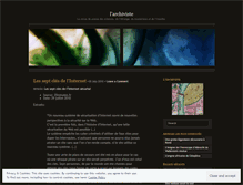 Tablet Screenshot of larchiviste.wordpress.com