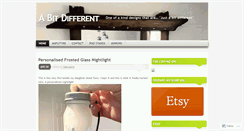 Desktop Screenshot of abitdifferent.wordpress.com