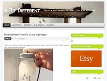 Tablet Screenshot of abitdifferent.wordpress.com