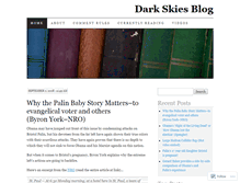 Tablet Screenshot of darkskies1.wordpress.com