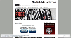 Desktop Screenshot of martialartsincovina.wordpress.com