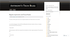 Desktop Screenshot of anthonystechblog.wordpress.com