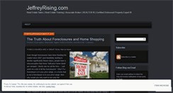Desktop Screenshot of jeffrising.wordpress.com