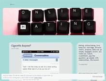 Tablet Screenshot of onlinehating.wordpress.com