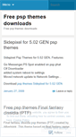 Mobile Screenshot of freedownloadpspthemes.wordpress.com