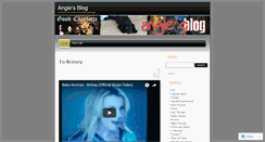 Desktop Screenshot of angiewall.wordpress.com