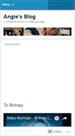 Mobile Screenshot of angiewall.wordpress.com