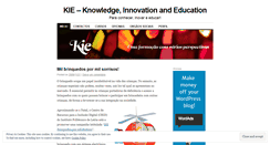 Desktop Screenshot of kie2009.wordpress.com