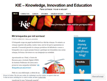 Tablet Screenshot of kie2009.wordpress.com