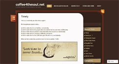 Desktop Screenshot of coffee4thesoul.wordpress.com