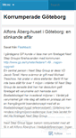 Mobile Screenshot of korrumperadegoteborg.wordpress.com
