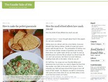 Tablet Screenshot of foodiequigs.wordpress.com