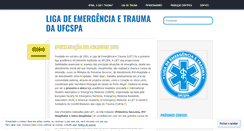 Desktop Screenshot of ligadotrauma.wordpress.com