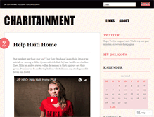 Tablet Screenshot of charitainment.wordpress.com