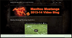 Desktop Screenshot of manitoumustangssoccer.wordpress.com