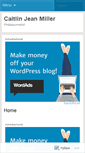 Mobile Screenshot of caitlinjeanmiller.wordpress.com