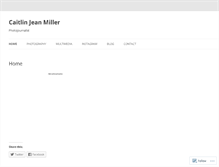 Tablet Screenshot of caitlinjeanmiller.wordpress.com