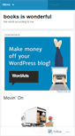 Mobile Screenshot of booksiswonderful.wordpress.com