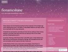 Tablet Screenshot of fionamcskane.wordpress.com