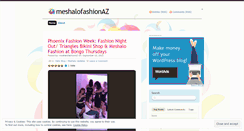 Desktop Screenshot of meshalofashion.wordpress.com