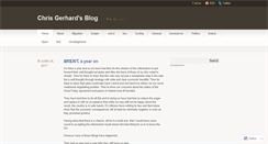 Desktop Screenshot of chrisgerhard.wordpress.com