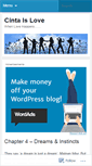Mobile Screenshot of cintaislove.wordpress.com