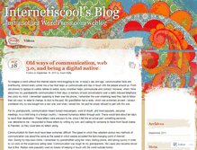 Tablet Screenshot of internetiscool.wordpress.com