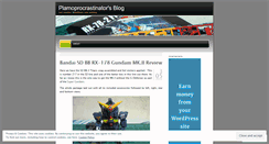 Desktop Screenshot of plamoprocrastinator.wordpress.com