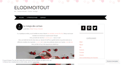 Desktop Screenshot of elodimoitout.wordpress.com