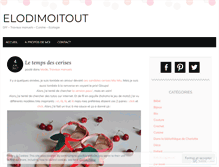 Tablet Screenshot of elodimoitout.wordpress.com