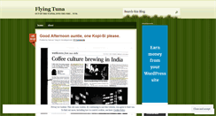 Desktop Screenshot of flyingtuna.wordpress.com