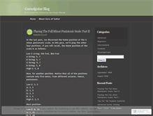 Tablet Screenshot of guruofguitar.wordpress.com