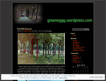 Tablet Screenshot of greeneggg.wordpress.com