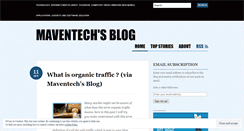 Desktop Screenshot of maventech.wordpress.com