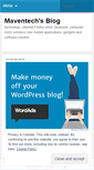 Mobile Screenshot of maventech.wordpress.com
