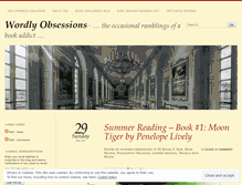 Tablet Screenshot of mywordlyobsessions.wordpress.com