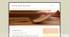 Desktop Screenshot of diningwithrichard.wordpress.com