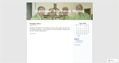Desktop Screenshot of grandmasboyfriends.wordpress.com