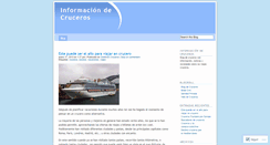 Desktop Screenshot of decruceros.wordpress.com
