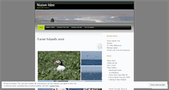 Desktop Screenshot of nuoveidee.wordpress.com