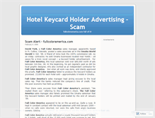 Tablet Screenshot of keycardholderscam.wordpress.com