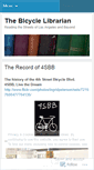Mobile Screenshot of bicyclelibrarian.wordpress.com