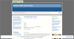 Desktop Screenshot of nguoiconggiao.wordpress.com