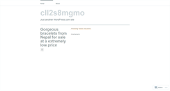 Desktop Screenshot of cll2s8mgmo.wordpress.com