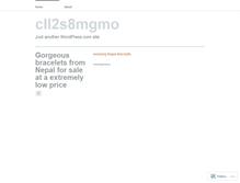 Tablet Screenshot of cll2s8mgmo.wordpress.com