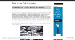 Desktop Screenshot of nysightseeing.wordpress.com