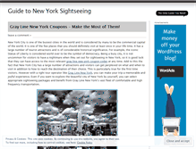 Tablet Screenshot of nysightseeing.wordpress.com